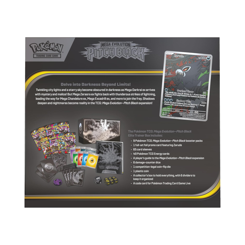 Pokémon TCG: Mega Evolution—Pitch Black Elite Trainer Box