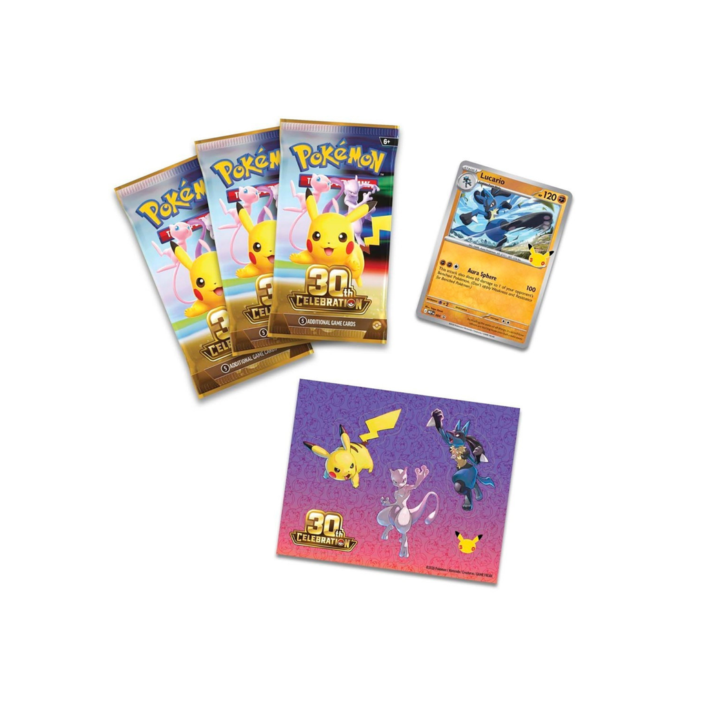 Pokémon TCG: 30th Celebration Tech Sticker Collection (Lucario)